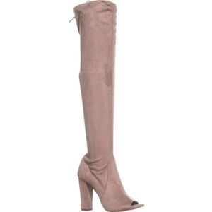Women’s Taupe Over-the-Knee Boots